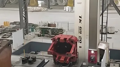 Fresadora para peças de turbinas eólicas 2